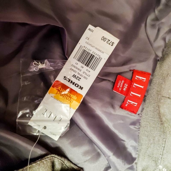 Elle Opal Gray Sparkly Blazer - Picture 4 of 5